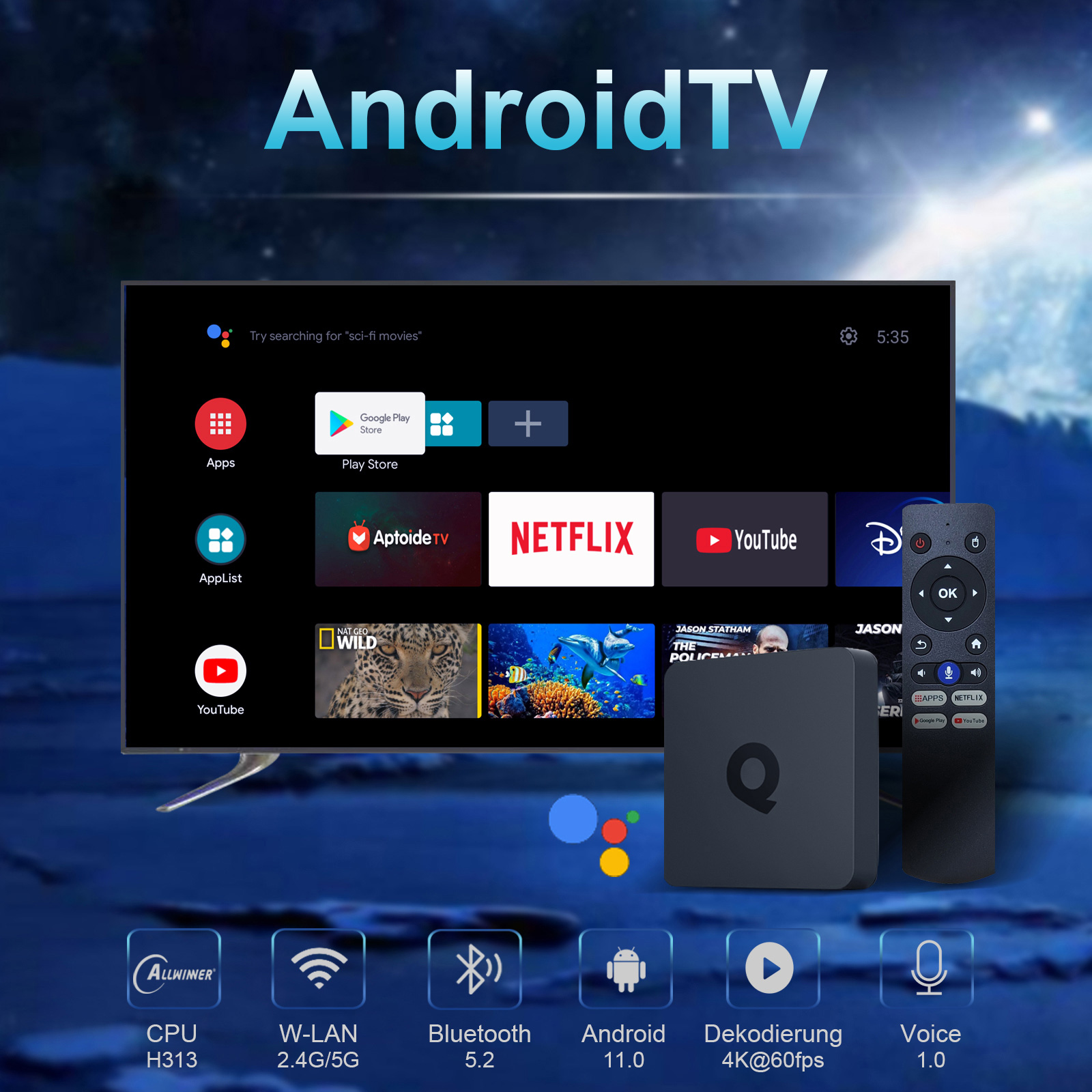 IOTWE T95Q 8K Support Android1 - Radxa Rock 5B 16Gb recension och pris