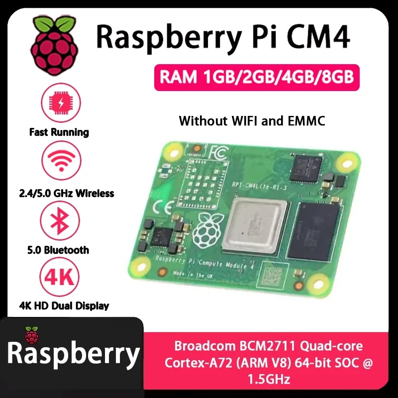 Raspberry Pi CM4 1GB/2GB/4GB/8 - Raspberry Pi Compute Module 4 8Gb 32Gb recension och pris