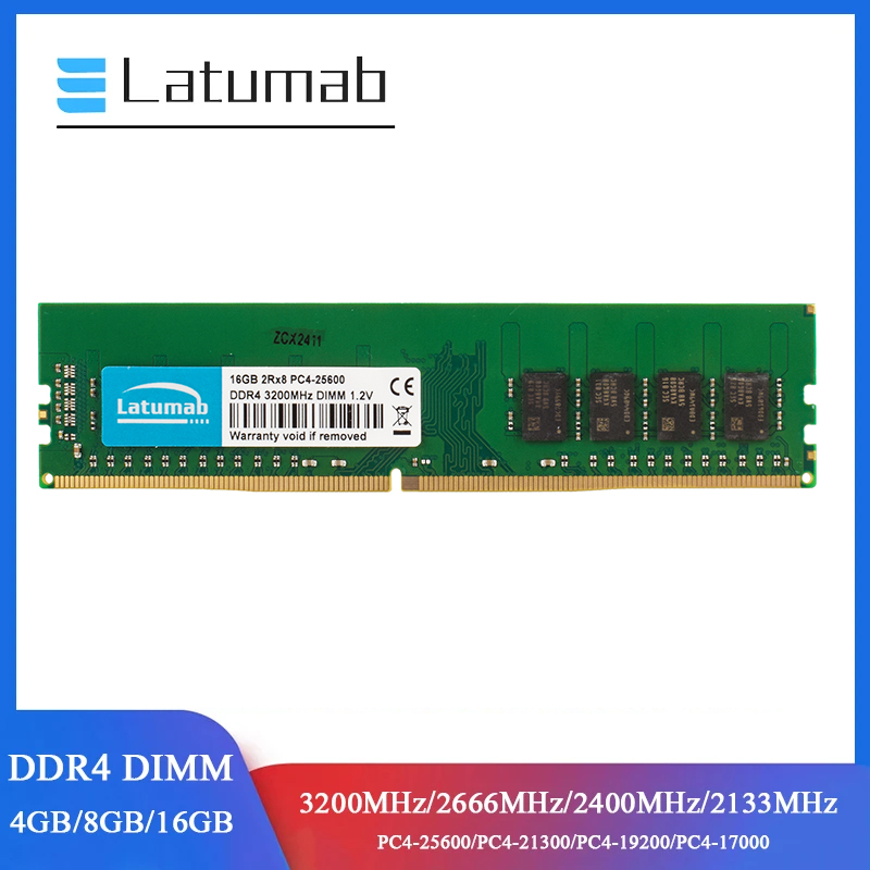 Latumab RAM DDR4 Desktop Memor - Khadas Vim4 8Gb recension och pris