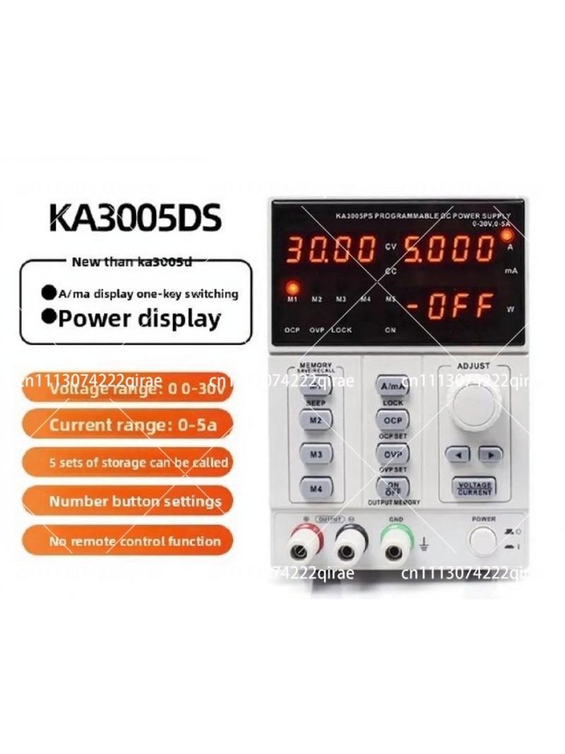 KA3003D / KA3005P Digital Prog - Programmable Dc Power Supply 60V 5A recension och pris